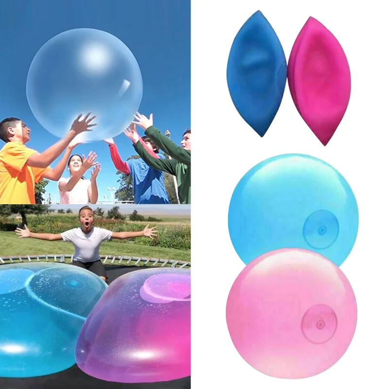

Beach Magic Ball Bubble Giant Amazing Bubble Ball 3 Sizes Blow Up Balloons Toy Fun Party Game