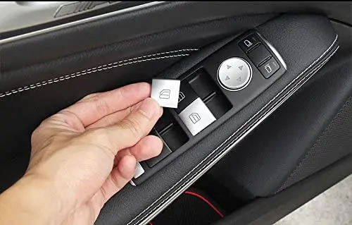 14 шт. Автомобильная оконная стеклянная подъемная Кнопка накладка наклейка для