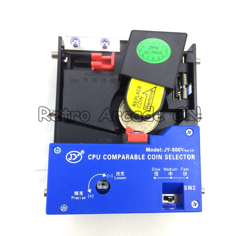 Приемник монет для центрального процессора вертикальная вставка селектор