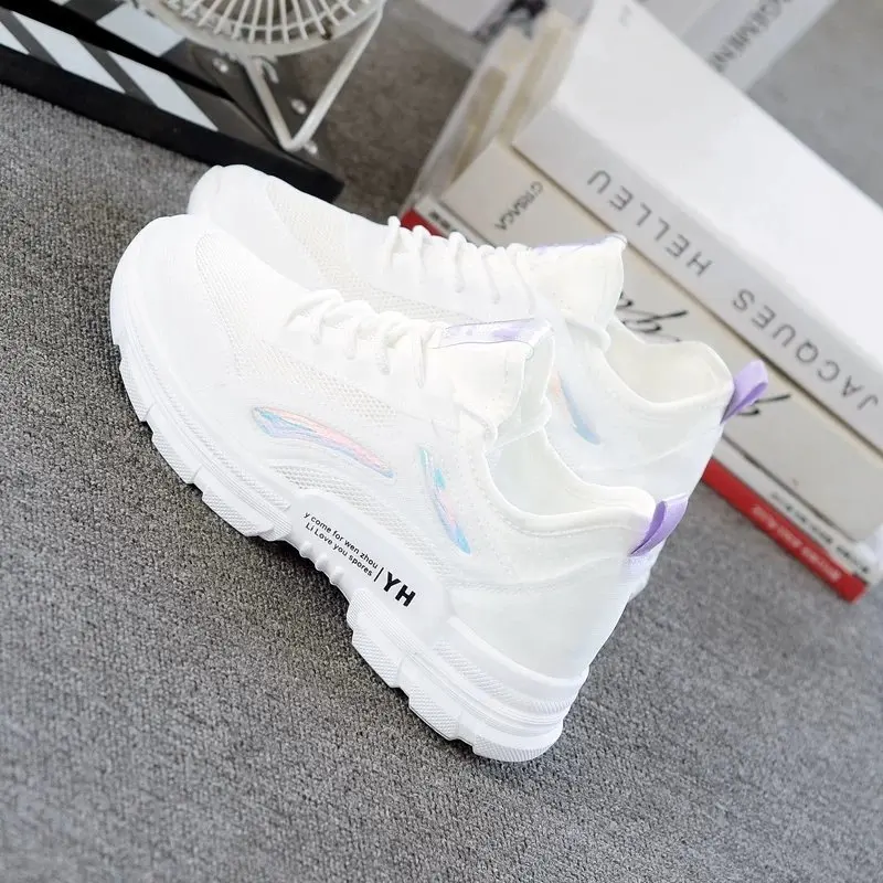

New Women Breathable Mesh Casual Shoes Platform Lightweight Sneakers Tenis Feminino Novelty Spring