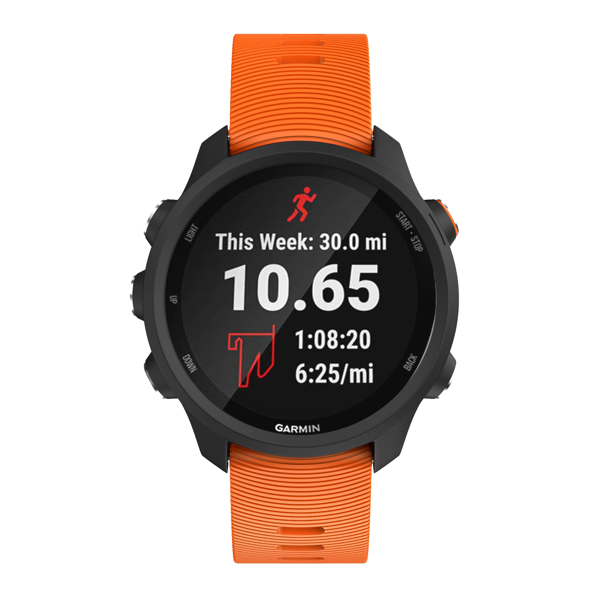 Браслет силиконовый для смарт часов Garmin Forerunner 245M/645/Vivoactive3/Vivomove