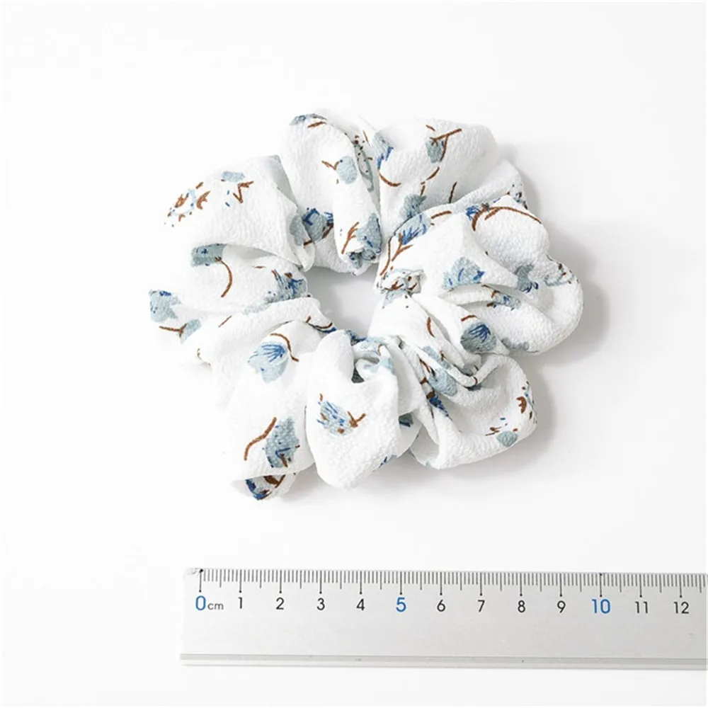 Резинка для волос эластичная с цветочным принтом 2019| |