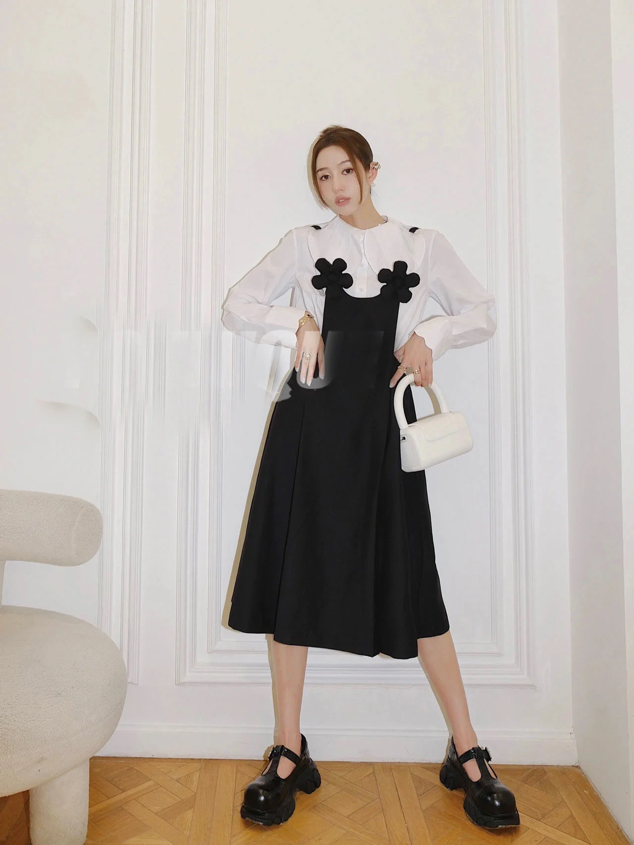 

High 2021SS Summer Quality Women Flower Strapless Casual Sleeveless Dress 2 Color For Ladies Ddxgz2 7.16