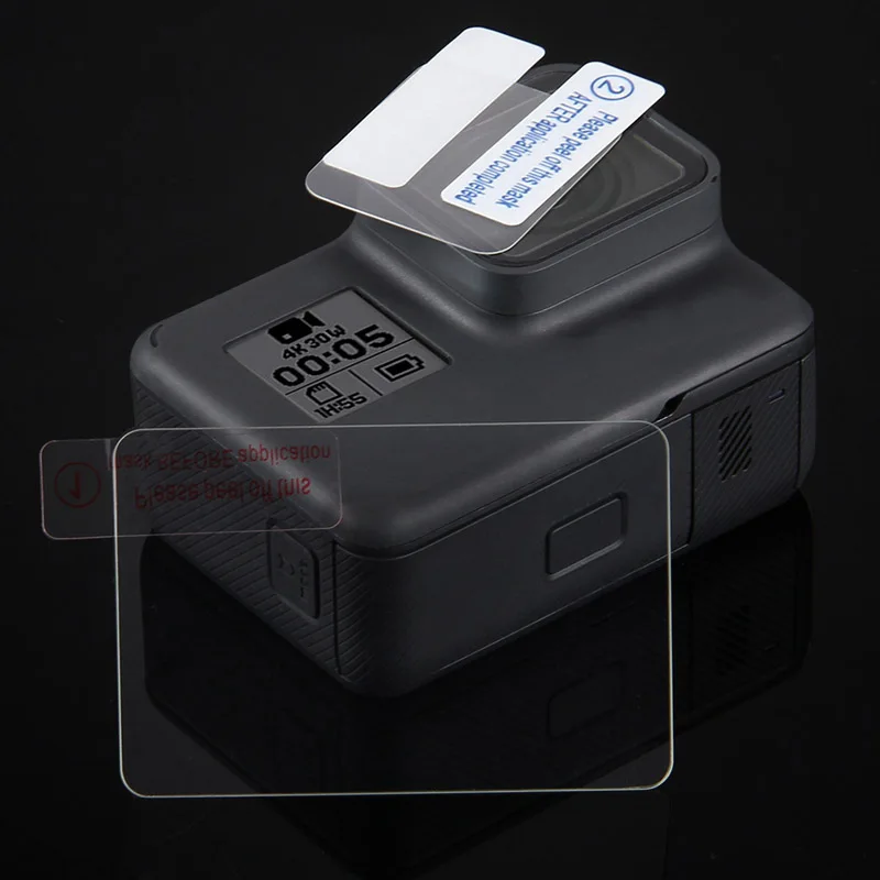 Защитное закаленное стекло для экрана чехол Gopro Hero 5 6 7 black Len Защитная пленка