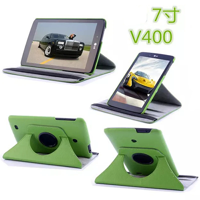 Роскошный 360 градусов вращающийся ПУ защитный чехол кожаный для LG G Pad 7 0 V400 V410