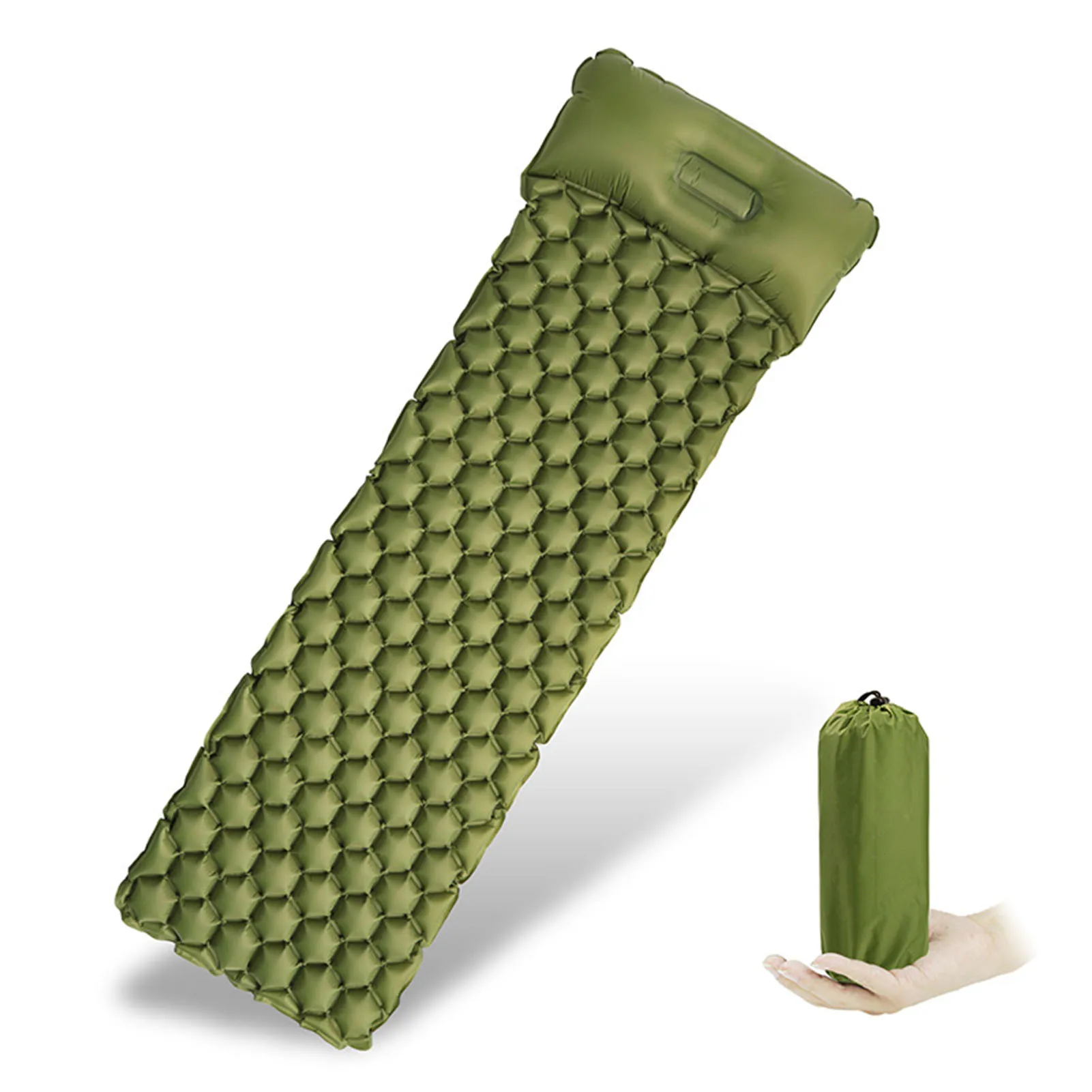 

Inflatable Sleeping Pad Camping Mat Sleeping Cushion With Pillow Inflatable Sofa Air Mattress For Outdoor Camping Hiking Picnic