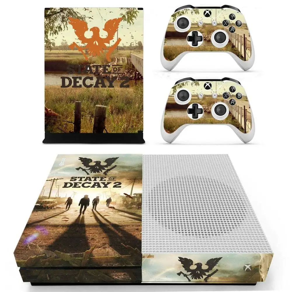 State of Decay 2 стикер s для Xbox One S виниловые наклейки на кожу Pegatinas Adesivo one тонкая консоль