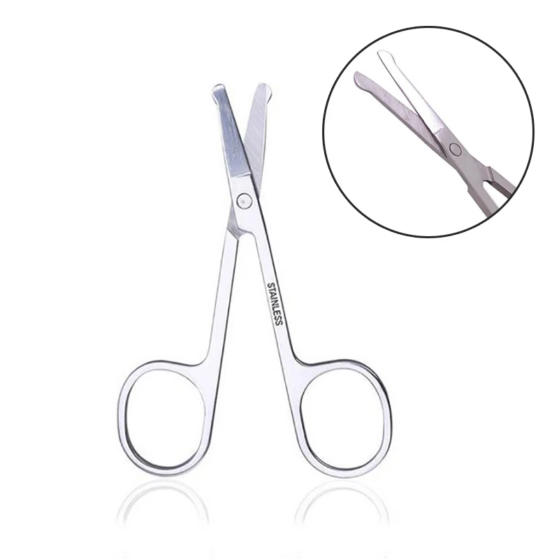 1 шт. ножницы для макияжа из нержавеющей стали бровей инструмент маникюр усы