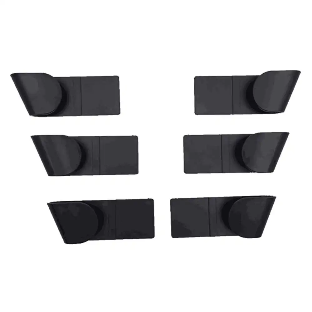 

6pcs Household Punch-Free Wall-Mounted Pot Lid Cover Storage Rack Holder Kitchen Simple Pot Cover Rack Wall Corrosion Resistance