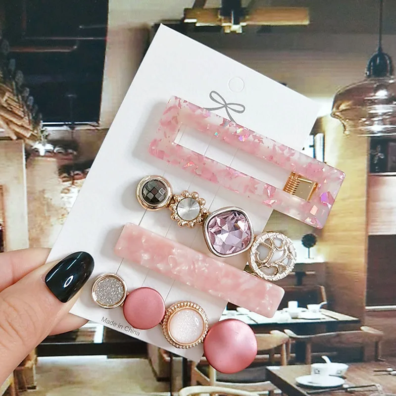 Элегантная заколка для волос с искусственным жемчугом женщин аксессуары в