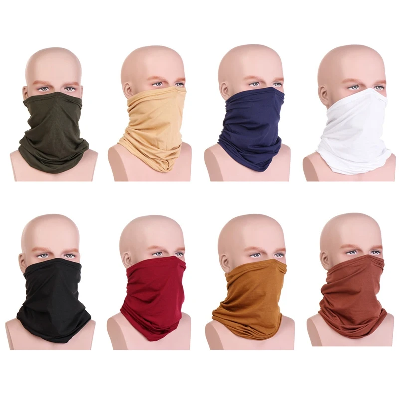 

1PC Summer Face Cover UV Protection Neck Cover Scarf Sunscreen Breathable Bandana Headband For Cycling Hiking