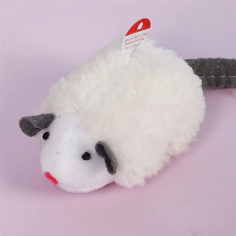 

Cat Toy Interactive Cats Chew Mouse Squeaky Cute Realistic Mouse Toy Shape Cat Teasing Toys For Indoor Kitten Plaything Supplies