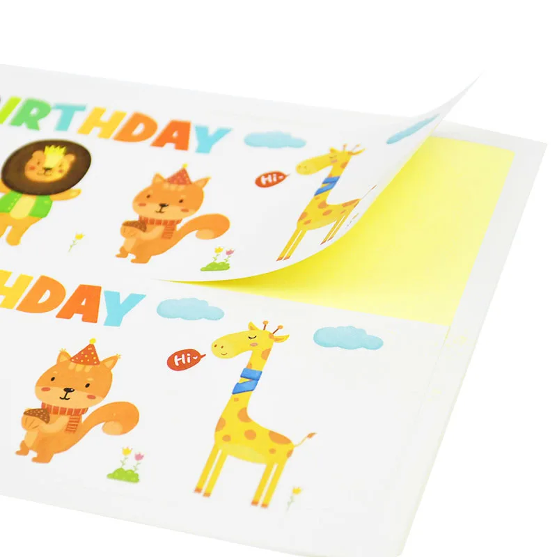 

24pcs/lot Baby Shower Bottle Label Stickers Decorations Happy Birthday Party Jungle Safari Animals Water Bottle Sticker Supplies