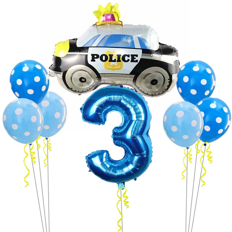 8 шт. набор воздушных шаров с мультяшными цифрами | Дом и сад