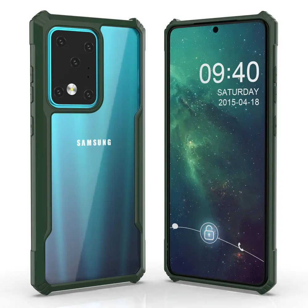 200 шт./лот для Galaxy A51 A71 A81 A10S A20S A50S противоударный HD прозрачный защитный чехол Samsung