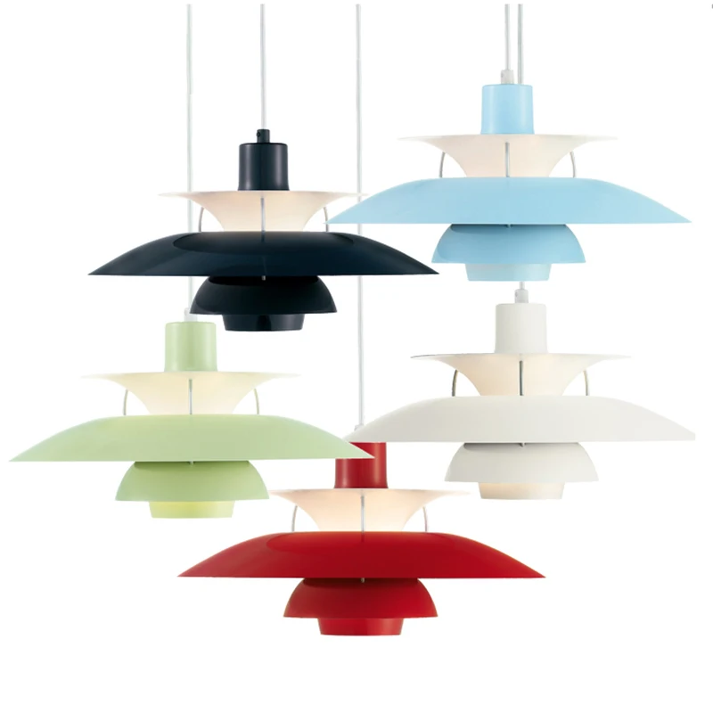 Nordic PH5 Creative Led Penddant Lights for Bedroom Living Room Kitchen Modern Decor Lamp Fixtures Vintage Luminaire Suspension