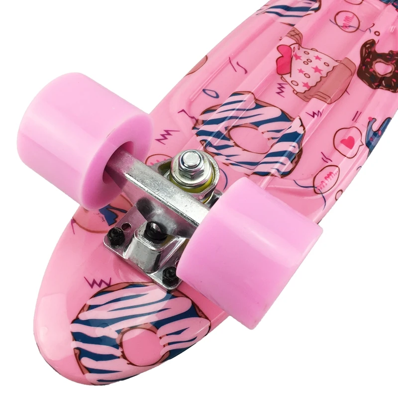 

Penny Board Skateboard Small Fish Board Complete Mini Cruiser Skateboard for Kids Four Wheel Skateboard Outdoor Sports