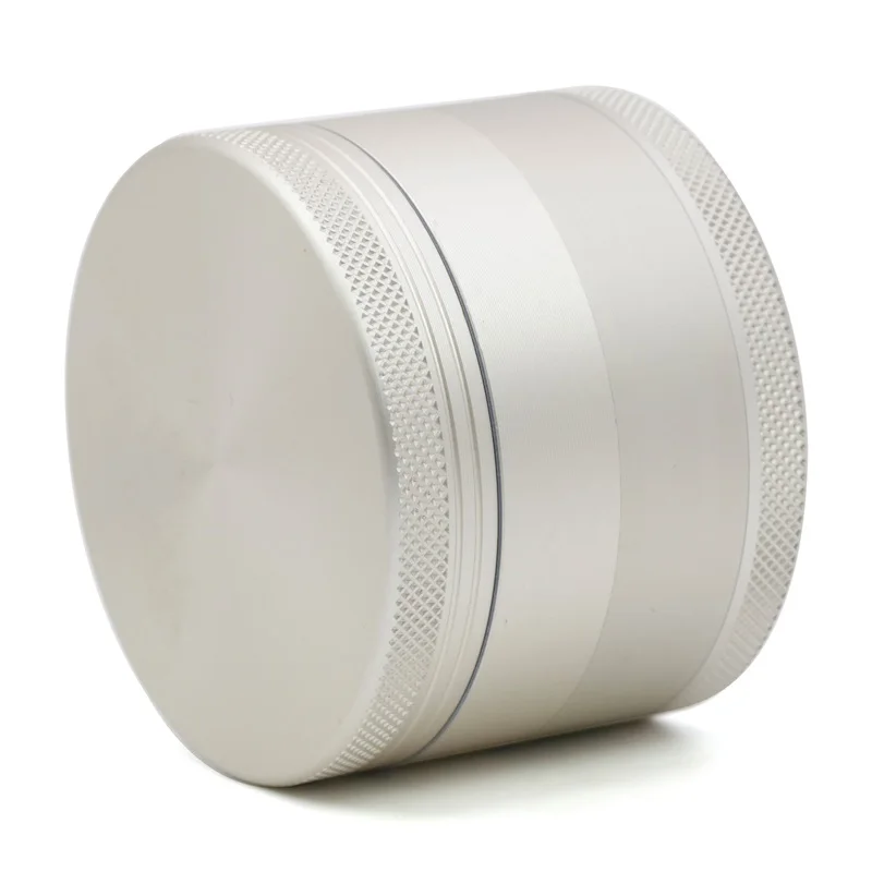 

4-layer Aluminum Herb Tobacco Grinders Pipes Smoking Grass Weed Accessories Round Shape Smoke Grinder