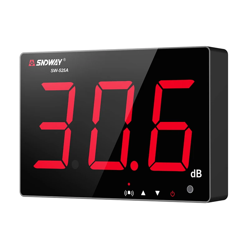 Цифровой измеритель уровня звука SNDWAY для дома и улицы 30 ~ 130 дБ настенный