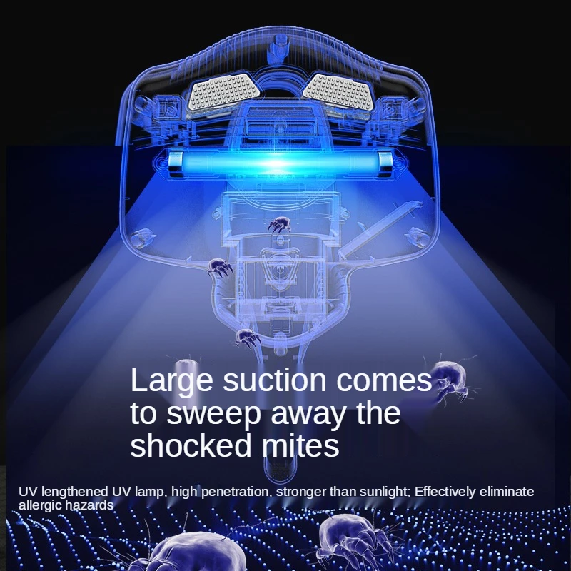 Средство для удаления клещей домашний УФ стерилизатор пыли вакуумное удаление 220