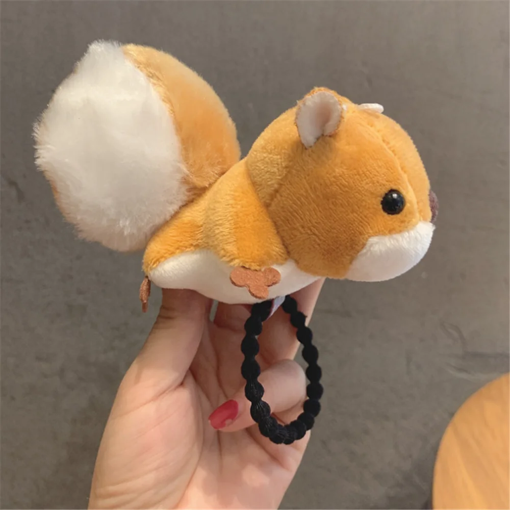 Игрушка в подарок для девочки маленькая плюшевая белка 11 см мягкая игрушка