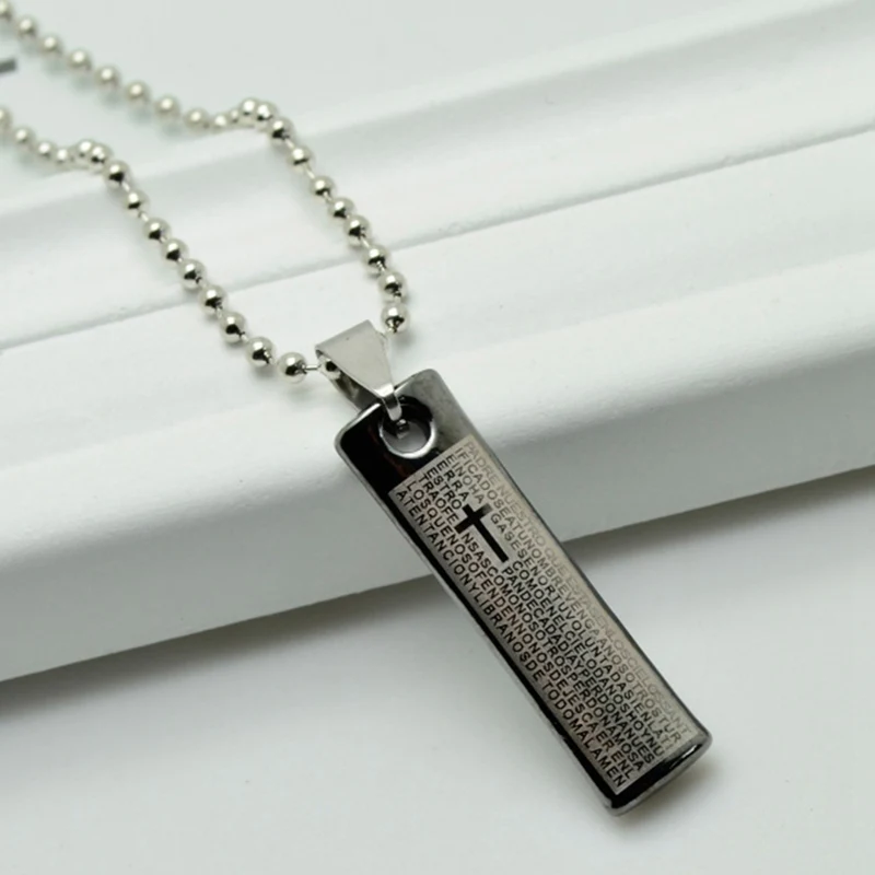 Мужское ожерелье с подвеской в виде креста|Ожерелья подвеской| |