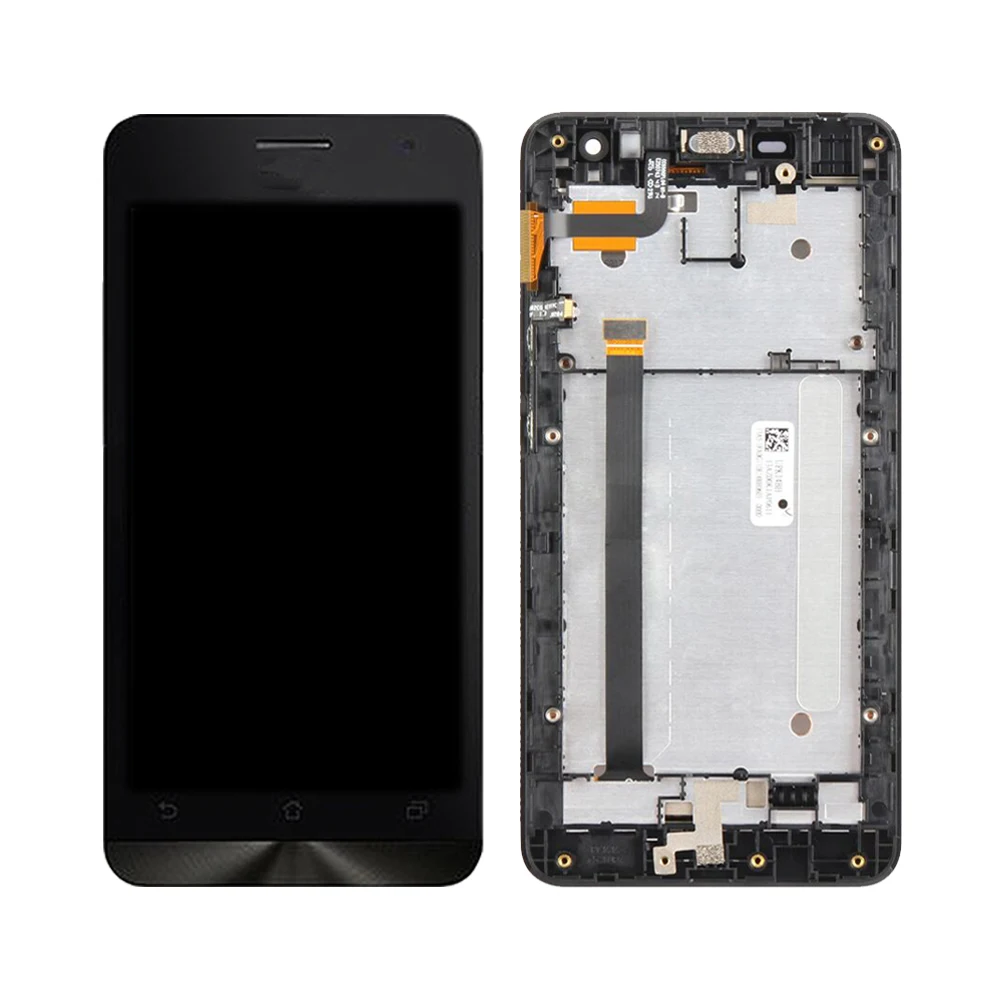 Для ASUS Zenfone 5 Lite A502CG T00K lcd кодирующий преобразователь сенсорного экрана в сборе для Asus a502cg дисплей с заменой рамки