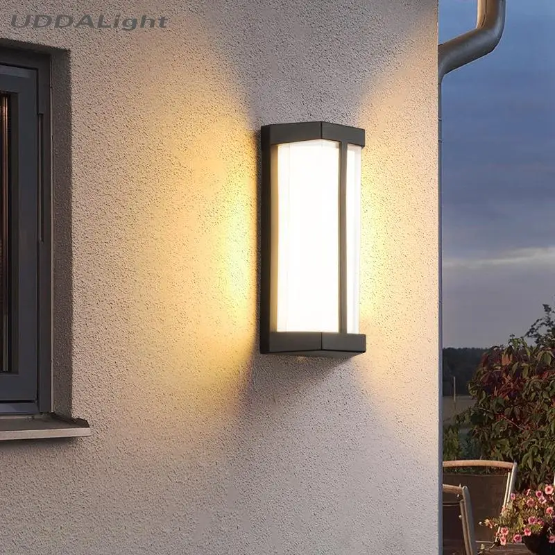 Outdoor Wall Light 10w Smd Led Aluminum Acrylic  Garden  Outdoor Lamp  Balcony  Outdoor Wall Lighting vanity lights 