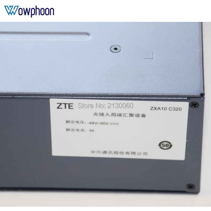 Оптический линейный терминал ZTE OLT ZXA10 C320 шасси + 1 * SMXA коляска GTGH 16 порт C ++ источник