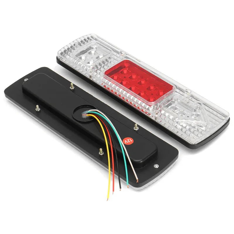 2 шт 12V светодиодный Предупреждение свет универсальный прицеп задние стоп
