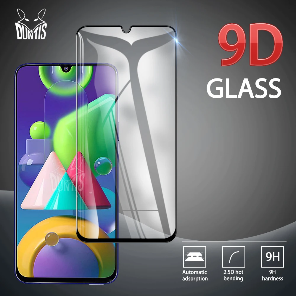 

New 9D Tempered Glass For Samsung Galaxy M30s M30 M21s M21 Full Cover Screen Protector tempered glass For Samsung M12 glass film