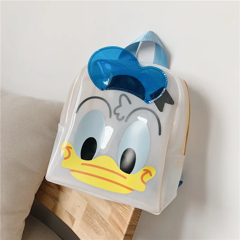 Новый Дисней Дональд Дак Детский рюкзак милый детский сад желе маленькая
