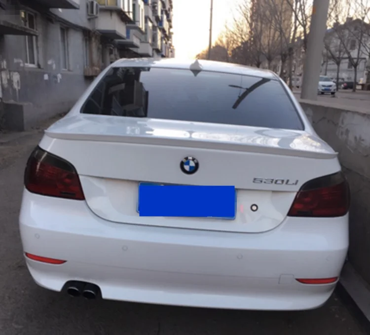 Автомобильный Стайлинг ABS пластик Неокрашенный задний спойлер багажник для BMW 5