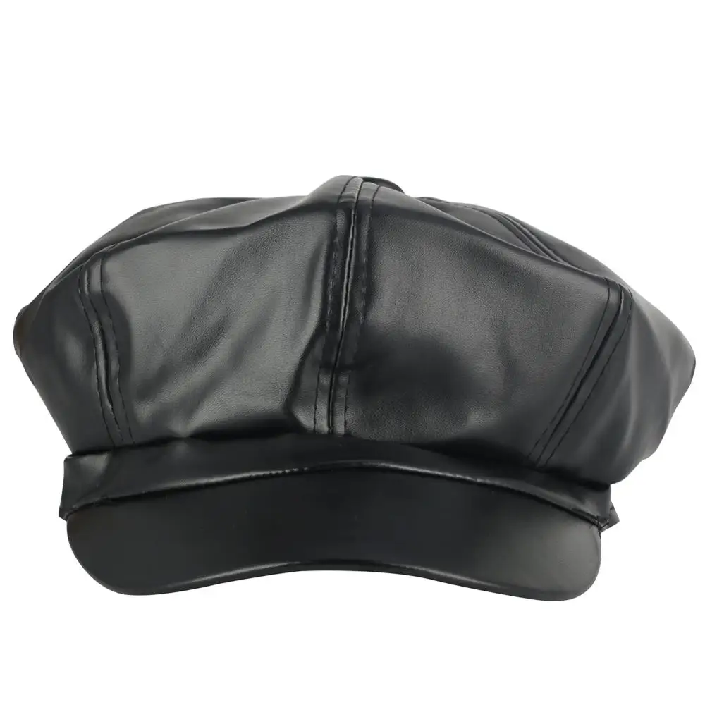 Женские Зимние береты шляпа художника берет в стиле винтаж Твердые крышки