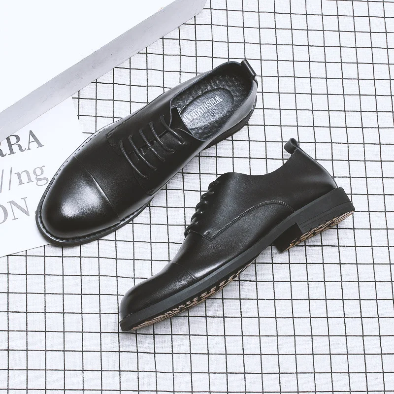 Новинка модные мужские классические броги свадебные деловые туфли со шнуровкой