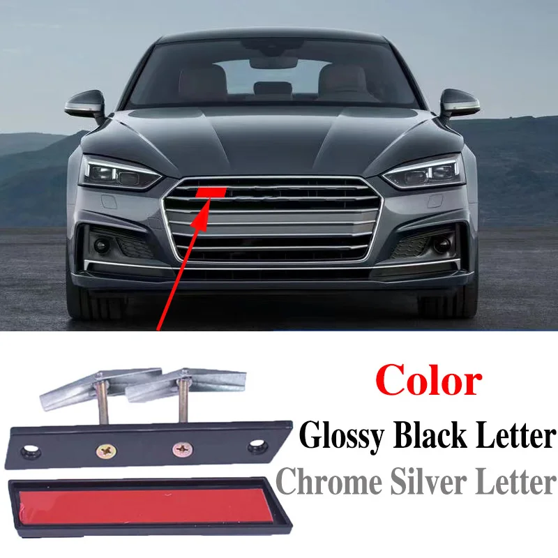 

3D ABS Car Stickers Decals Front Hood Grill Emblem for Audi S3 S4 S5 S6 S7 S8 RS3 RS4 RS5 RS6 RS7 RS8 SQ3 SQ5 SQ7 SQ8 TTS RSQ3