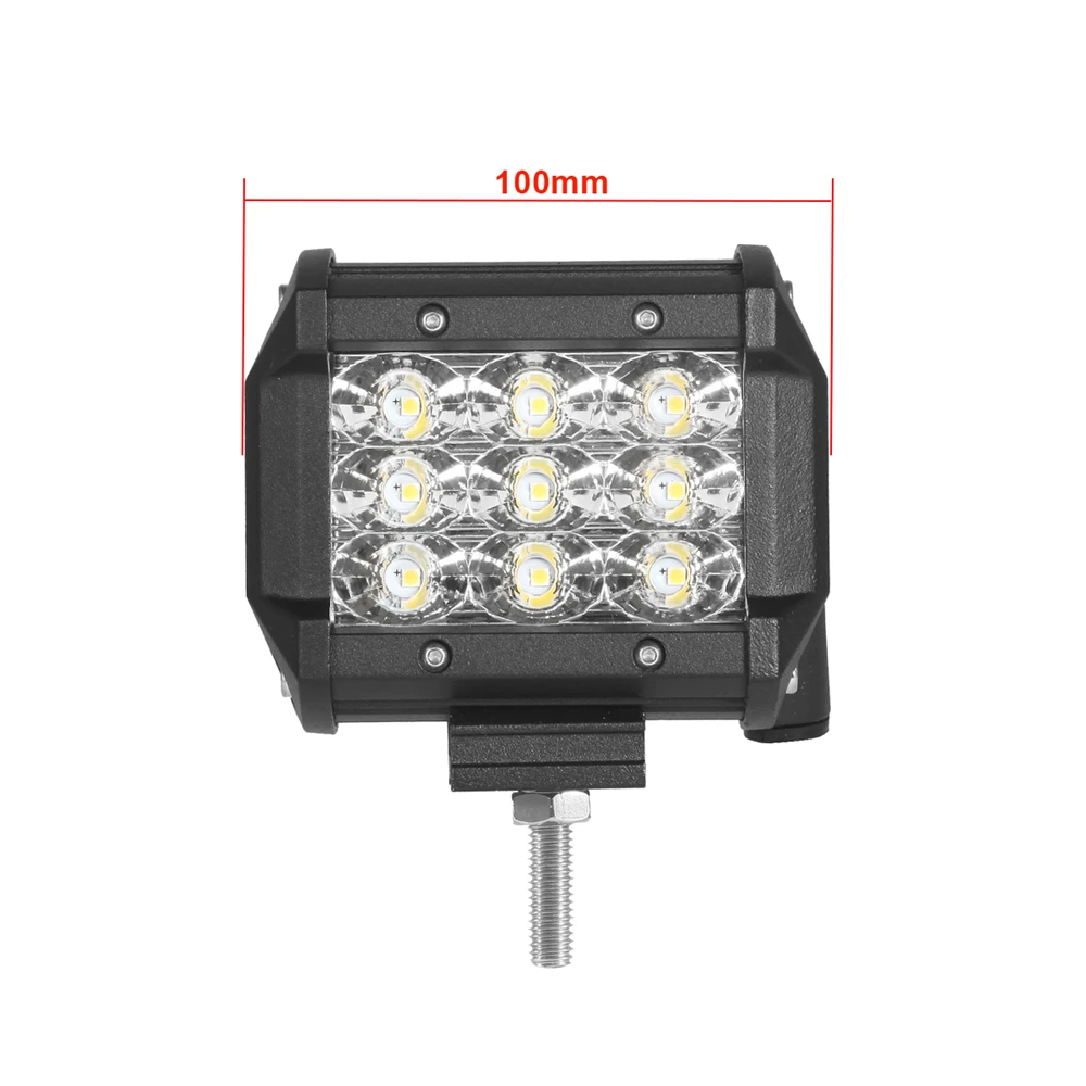 27W Flood Beam Car Light Assembly Fog Driving for Truck Led Work Bar OffRoad Tractor Boat 12V 24V | Автомобили и мотоциклы
