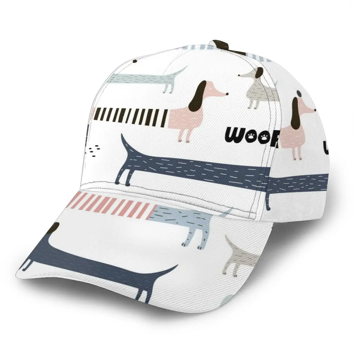 

CINESSD Cute Scandinavian Dog Outdoor Sport Caps Baseball Hat Men Women Visor Cap Baseball Cap Street Hip Hop Caps