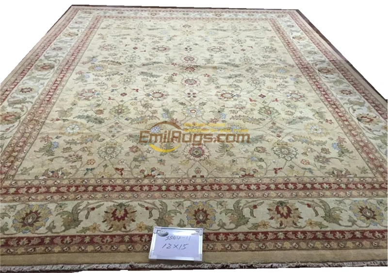 Beste Originele Single Export Turkse Handgemaakte Tapijten Oushak Ozarks Zuivere Wol Tapijt