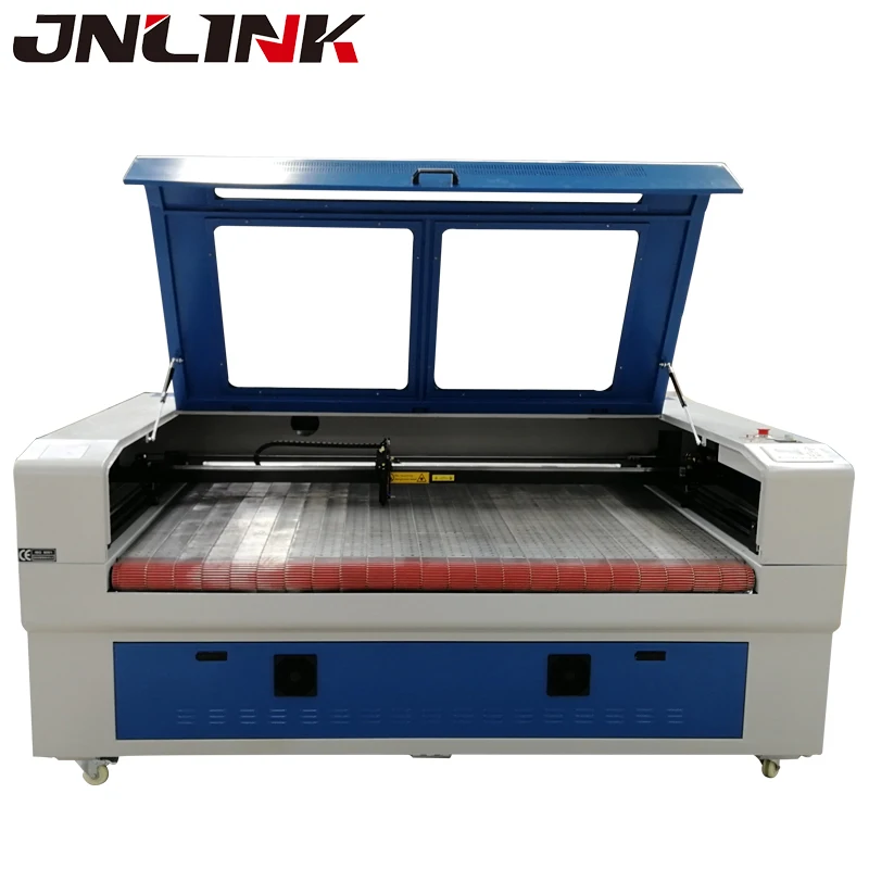 JNLINK CNC автоматическая подача CO2 машина для лазерной резки одежды|Фрезы по дереву| |