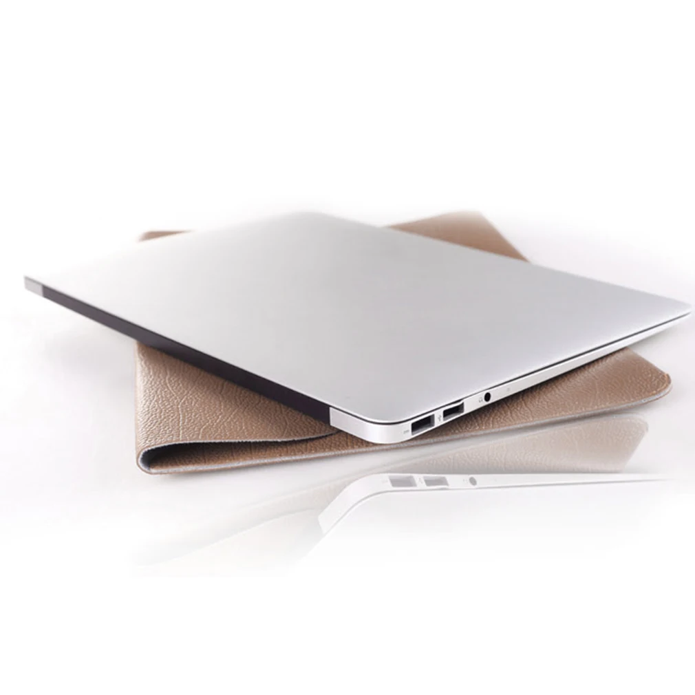 

New Hot High Quality PU Leather Sleeve Case Protecter Envelope Bag For MacBook AIR 15.4" Protecter Envelope Bag Liner Bag