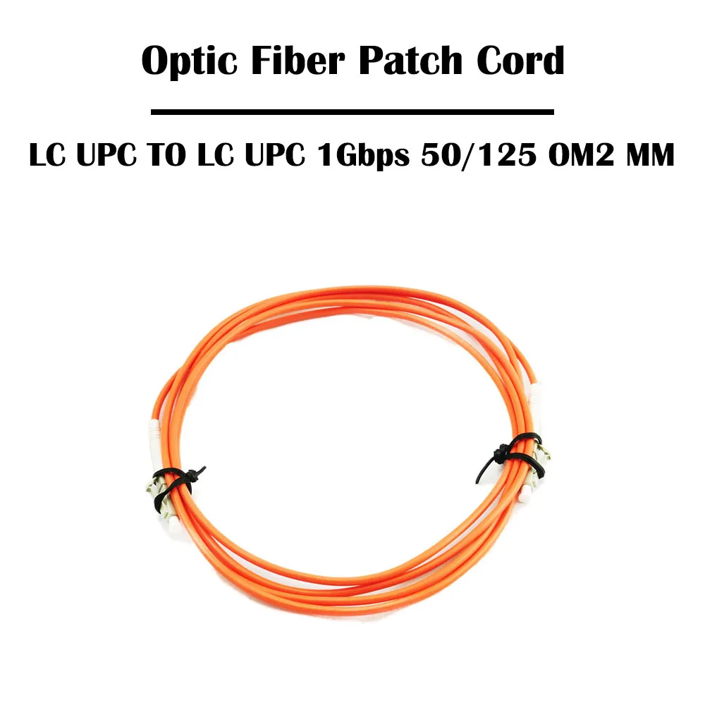 5 шт. 2 0 м LC к UPC/APC SM одиночный режим мм 50/125 мультирежим 1 Гбит/с OM2 Simplex 3 мм|fiber patch cord|lc