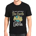 Мужская футболка kawaii, аниме, Латвия, Графический Ретро принт, Новая мода