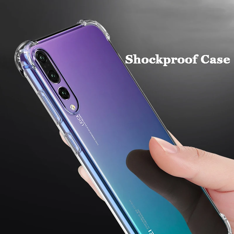 

Shockproof Anti-knock Transparent Case For Huawei P20 P30 Lite Mate 10 Pro 20 Lite Nova 3i 3 TPU Back Cover For Honor 9 Lite 9i