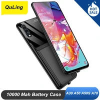 quling 10000mah for samsung galaxy a70 battery case a30s a50 a50s battery charger case power bank for samsung a70 battery case