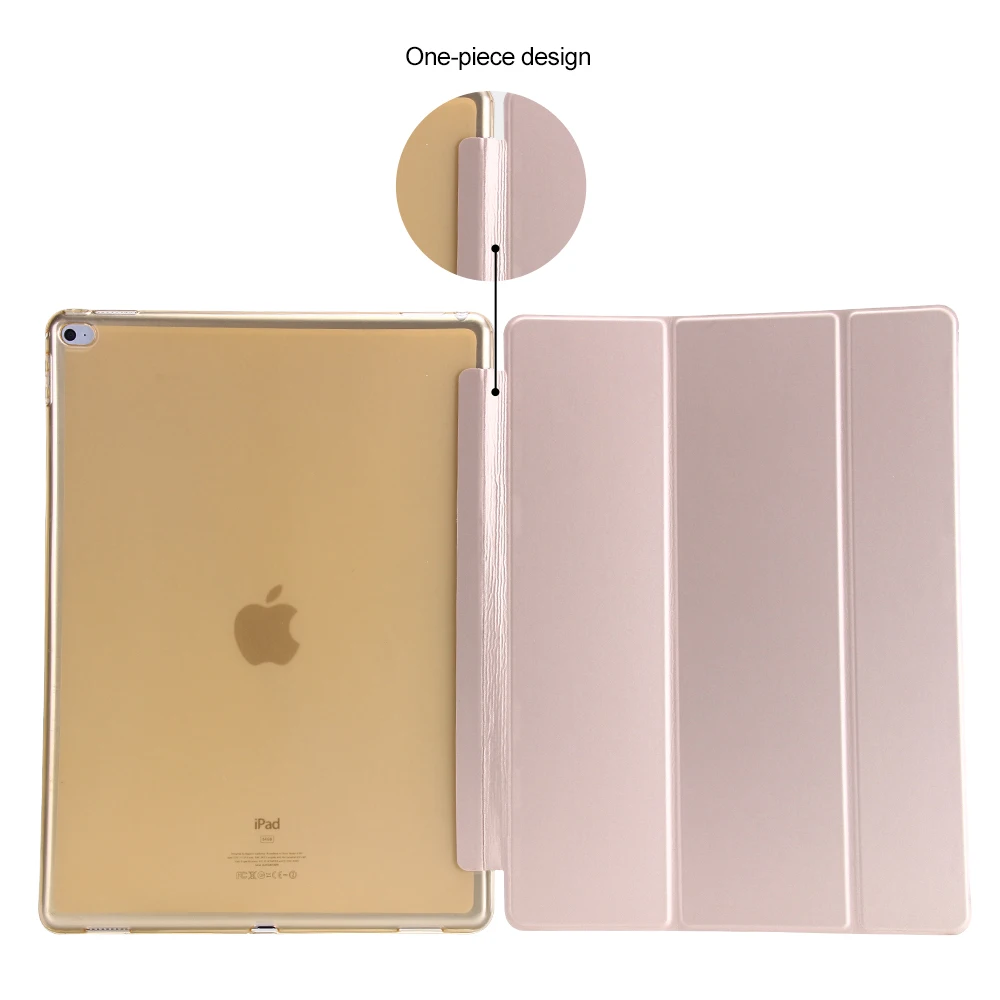 Чехол для ipad pro 12,9 чехол, GOLP pu кожаный смарт-чехол Мягкий ТПУ задний флип-чехол для ipad pro 12,9 дюйма