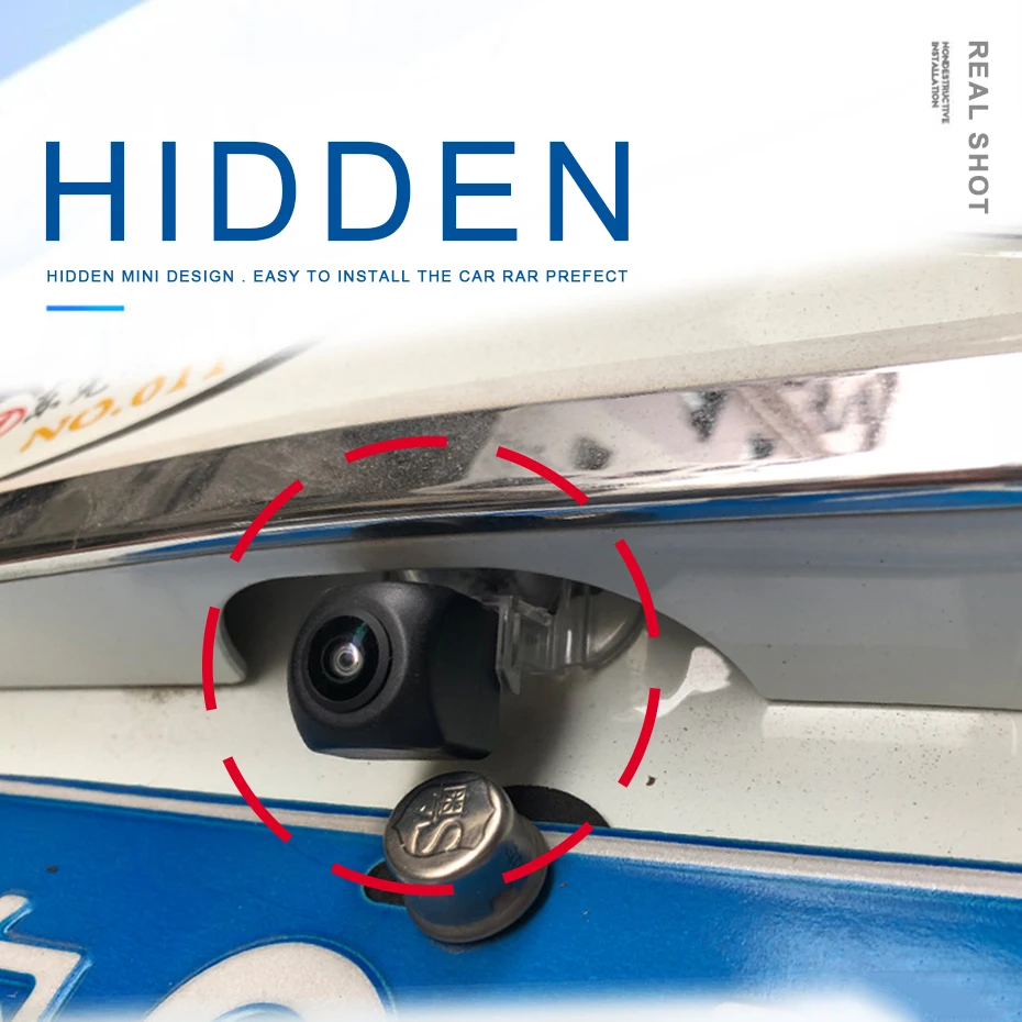 

1080P Reverse Camera For Car Universal 4 Pin 170 Waterproof Night Vision Rear View Camera Back Up Camera For Auto Parking Lens