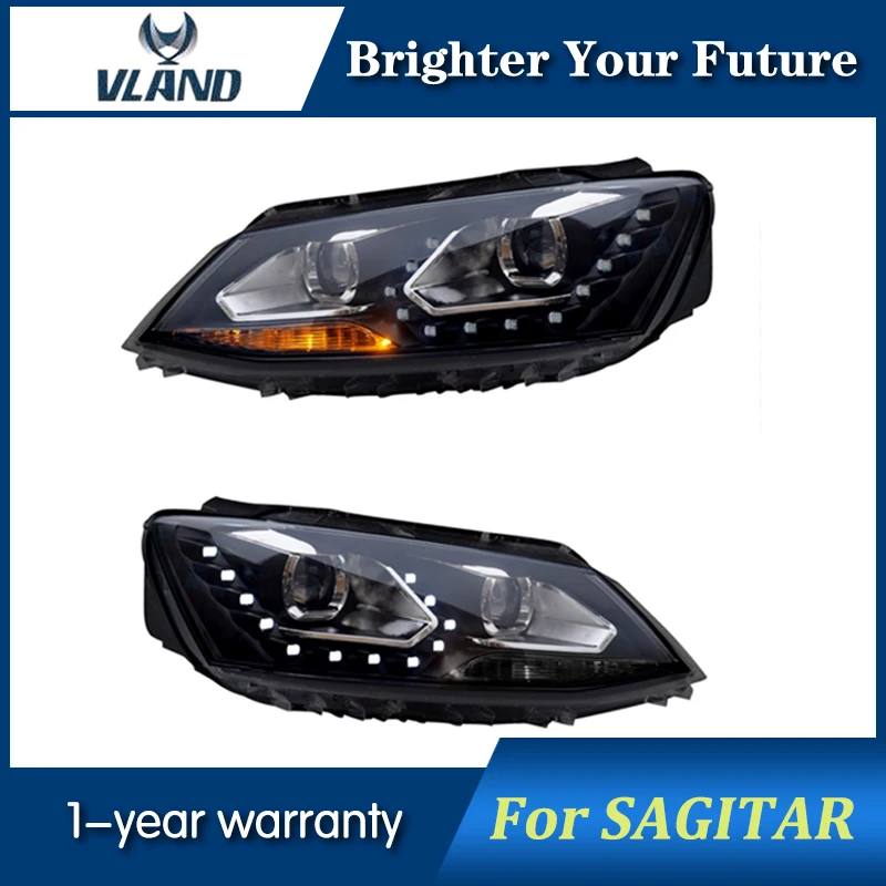 Ангельские глазные фары для vw Sagitar Jetta 2012 2013 2014 2015 2016 2017 2018 2019 светодиодный DRL и Bi Xenon