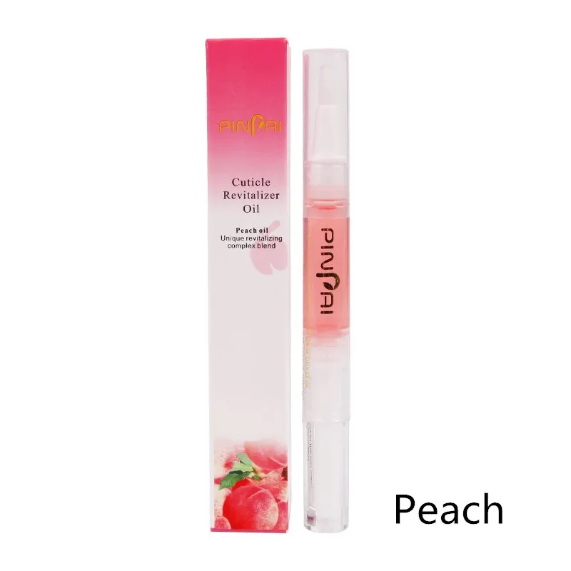 15 Styles Nail Cuticle Oil Revitalizer Nutrition Nail Art Tools for Manicure Care Nail Treatment Soften Pen Tool Cuticle Oil Pen - Цвет: peach