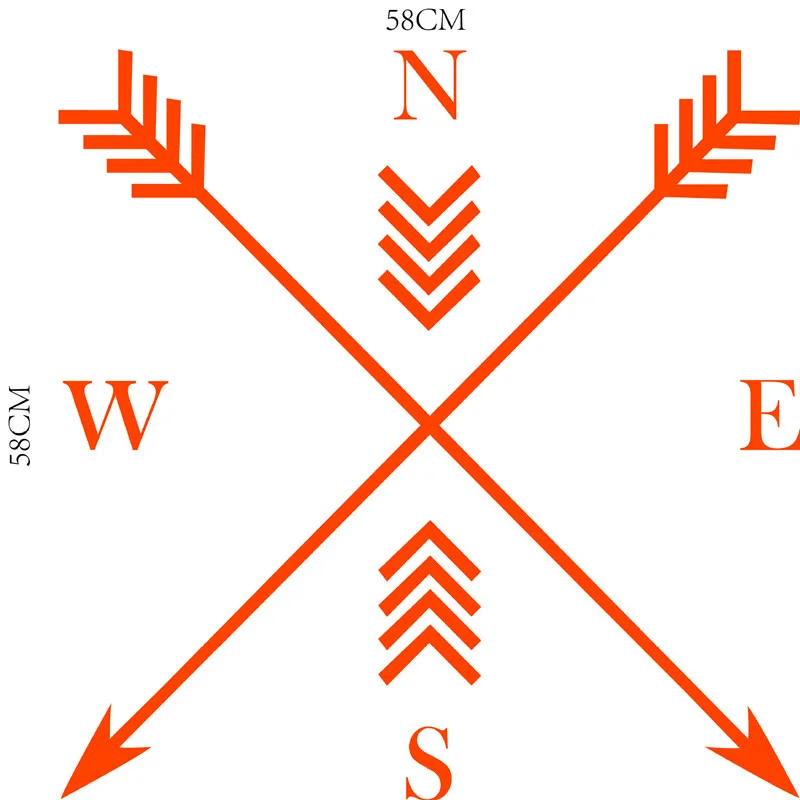 Виниловые наклейки с изображением морской стрелы для спальни | Дом и сад